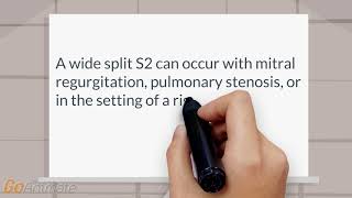 What are three causes of a wide split S2 [upl. by Valerie]