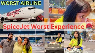 WORST flight experience 2023  SPICEJET WORST Airline of India  Bangalore to Delhi [upl. by Christianna288]