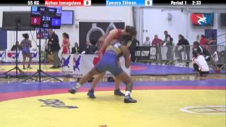 WM 55 KG  Aizhan Ismagulova vs Tamara Tillman [upl. by Blas]