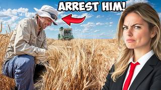 Karen tells Police Im TRESPASSING on my OWN Farm says Im a Criminal [upl. by Holden]