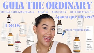 CÓMO USAR PRODUCTOS THE ORDINARY✨ GUÍA THE ORDINARY Y RUTINAS  MELI DE LA MORA [upl. by Drogin]