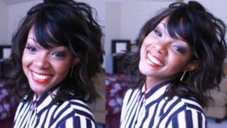 Tasha Mack Hair Beshe Flower Wig Review [upl. by Nosemaj447]