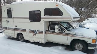 1987 Toyota Winnebago Mini Motorhome [upl. by Oratnek357]