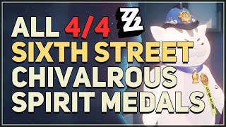 All Sixth Street Chivalrous Spirit Medals Zenless Zone Zero [upl. by Gelya815]