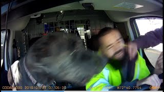 Video shows Meriden officer punch person in the face during road rage incident [upl. by Chelsie]