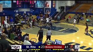 Highlights  Jalen Brown 0  Quincy shootout  26p  Modesto Christian vs St Rita Chicago [upl. by Okier]