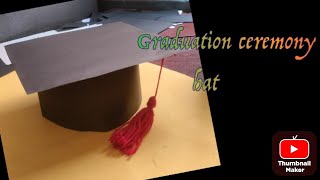 Graduation hat kaise banayetrending easy viral how [upl. by Aneg]