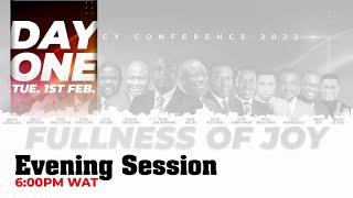 MERCY CONFERENCE 2022 FULLNESS OF JOY  DAY 1 LIVE STREAM  FEB 1ST 2022 [upl. by Naux]