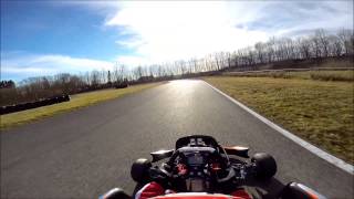 Rotthalmünster Kart Rotax DD2 Sodi 15022014 GoPro helmet cam [upl. by Duffy272]