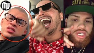 La cara de Bad Bunny cuando J Balvin se burla de su nombre BROMA  Artistas en debate [upl. by Narahs]