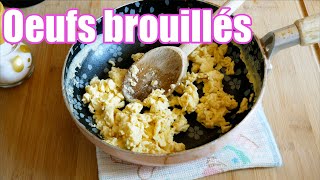 Comment faire des oeufs brouillés   Les bases en cuisine 👩‍🍳 [upl. by Masao]