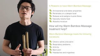 This is Why You Should Try Bamboo Massage Therapy Treatment [upl. by Aleciram]