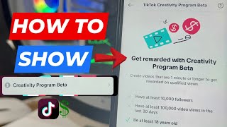 TikTok Creativity Program Beta Not Showing [upl. by Ttegdirb]