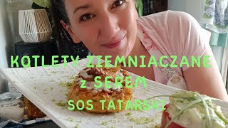 KOTLETY ZIEMNIACZANE Z SEREMSOS TATARSKI 🧑‍🍳 BONUS🧑‍🍳 CHIPSY z OBIEREK🥔🧑‍🍳🧑‍🍳❤️❤️ [upl. by Ahseeyt]