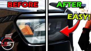 The EASIEST Way To Tint Your Headlights  Complete Guide To Tinting ANY Vehicle Headlights [upl. by Erie]