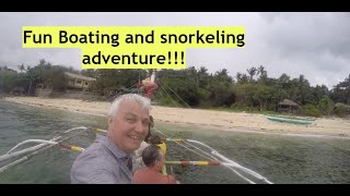 Fun Boating and snorkeling adventure  Torrijos Marinduque Philippines [upl. by Derry]