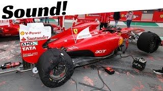 Ferrari F1 V8 amp V10 Engine Sound  Startup amp Revving  Corse Clienti Mugello 2017 [upl. by Fesuoy]