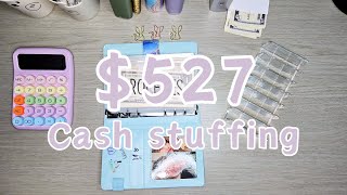 527 Cash Stuffing  Sinking Funds amp Variable Expenses  100 Envelope Challenge  cashstuffing [upl. by Aitret]