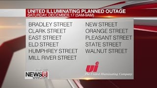 Planned power outage to impact 600 New Haven UI customers [upl. by Pizor613]