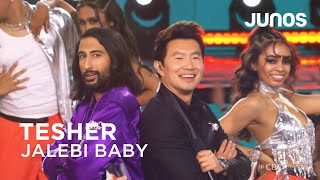 Tesher performs quotJalebi Babyquot  Juno Awards 2022 [upl. by Danziger]