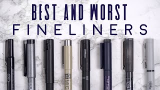 Finding the BEST Fineliner  The Ultimate Fineline Marker Test [upl. by Nirret621]