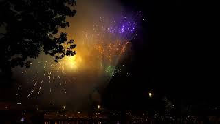 Großfeuerwerk beim Weinfest der Mittelmosel 2023 4K SteffesOllig Feuerwerke [upl. by Repsac]