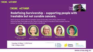 Redefining survivorship – supporting people with treatable but not curable cancers 720p [upl. by Reniar894]