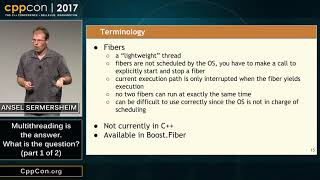 CppCon 2017 Ansel Sermersheim “Multithreading is the answer What is the question part 1 of 2” [upl. by Zumstein321]