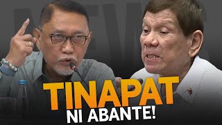 Harapang tinapat ni Abante si Duterte sa kaniyang unang pagharap sa Quadcommittee [upl. by Leahpar]