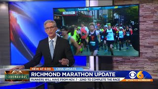 Richmond Marathon to be held over 16 days in 2020 [upl. by Gerty]