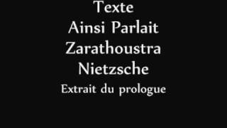 F Nietzsche  Le dernier Homme Zarathoustra [upl. by Huda543]