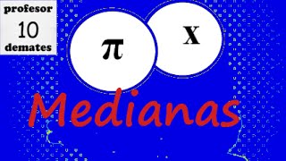 Como se calcula las medianas de un triángulo [upl. by Imot]