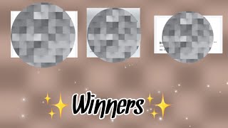 1k GIVEAWAY WINNERS REVEAL [upl. by Ahsinot]