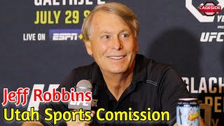 Jeff Robbins PresidentCEO Utah Sports Comission On UFC in Salt Lake City  UFC 291 [upl. by Hayalat104]