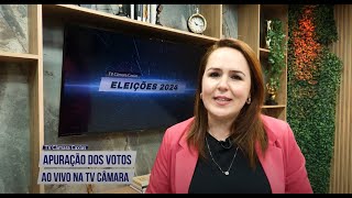 Eleições 2024 Assista à apuração dos votos na TV Câmara Caxias [upl. by Ytirev]