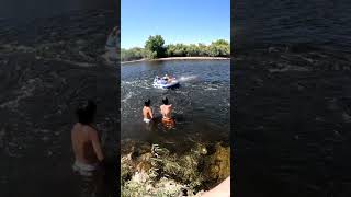 She didnt like it at all saltriver tubing beerlife summer saltriversquirters goodtimes [upl. by Ambrosio232]