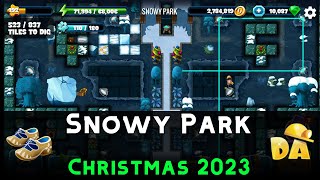 Snowy Park  Christmas 2023 5  Diggys Adventure [upl. by Oenire]