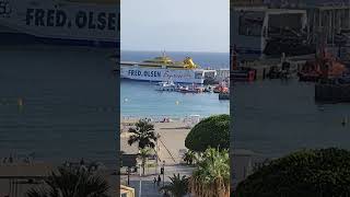 loscristianos tenerife ferry september2024 [upl. by Shewchuk818]