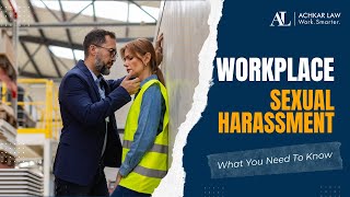 What Is Sexual Harassment in the Workplace [upl. by Ymirej]