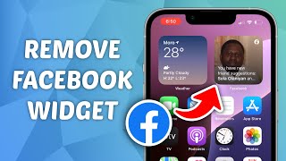 How to Remove Facebook from Stack Widget on iPhone [upl. by Novyart]