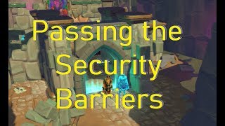 Runescape 3 Archaeology Passing the Maximum amp Security Barriers in Kharidet [upl. by Laved886]