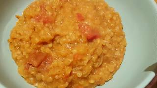 Dhal lentilles corail super facile  sans lait de coco [upl. by Nivek]