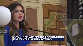 Gov Noem accepting applications for winter spring interns [upl. by Clorinda]