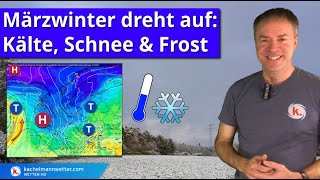 Der Märzwinter will es nochmal richtig wissen Kälte Schnee amp Frost [upl. by Gertrude]