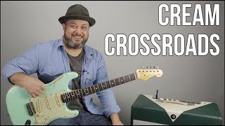 Cream Crossroads Guitar Lesson  Tutorial [upl. by Eireva]