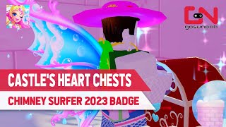 How to Find New Chests Locations in Royale High Castles Heart  Chimney Surfer 2023 Badge [upl. by Mosenthal113]