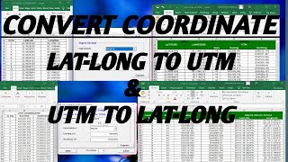 Convert Coordinate From LatLong To UTM amp UTM To LatLong I Coordinate Convert Kaise Kare Agragati [upl. by Esil]