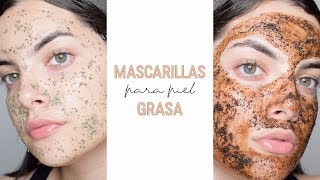 MASCARILLAS PARA PIEL GRASA Y CON ACNÉ  Nicolle Portilla [upl. by Ahsiled73]