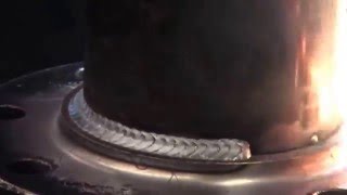 Carbon Steel Pipe MIG Welding penmfgcom [upl. by Ydneh]