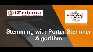 11 Stemming with Porter Stemmer Algorithm [upl. by Aelsel]